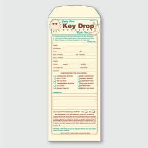 Mechanical Early Bird Key Drop Envelope