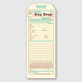 Standard Early Bird Key Drop Envelope