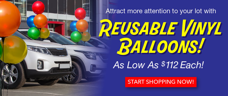 Add a Fresh Look to Your Lot with Vinyl Balloons